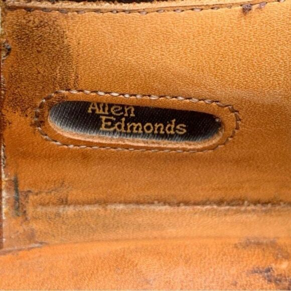 Allen Edmonds Handcrafted Brown Leather Shoes Business Casual Made in USA size 9 - Picture 9 of 15